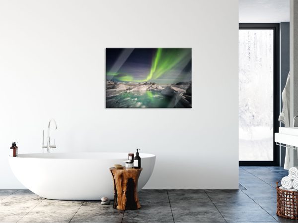 gewaltiges Polarlicht, Glasbild Jetzt online – Bild 4