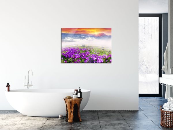 Sonnenaufgang im Karpaten Gebirge, Glasbild Verkauf – Bild 4