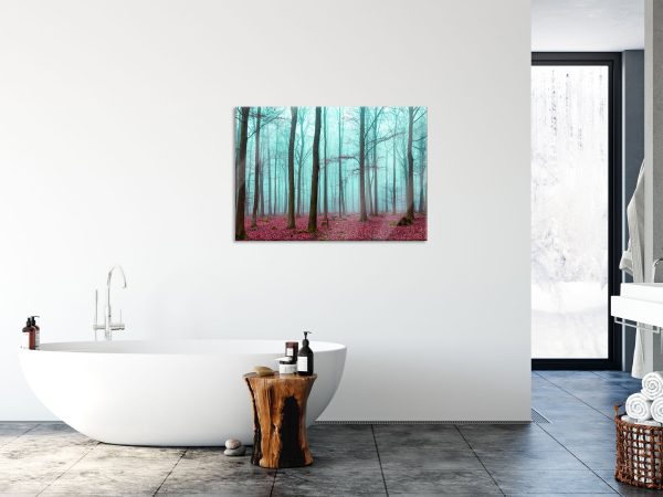 abstrakter Wald, Glasbild Rabatt – Bild 4