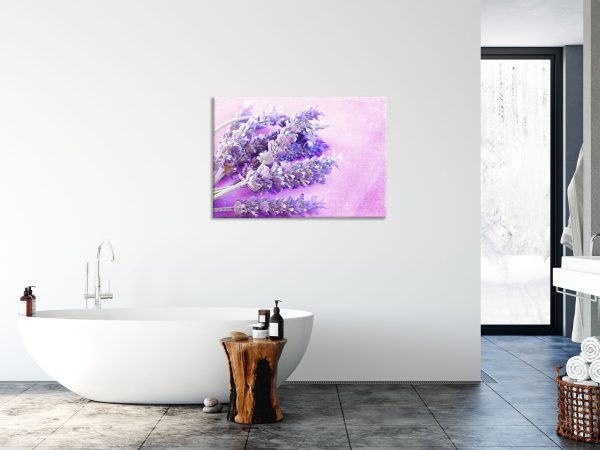 getrockneter Lavendel, Glasbild Angebot – Bild 4