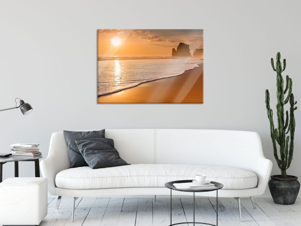 Sonnenuntergang Ozean, Glasbild Jetzt online – Bild 2