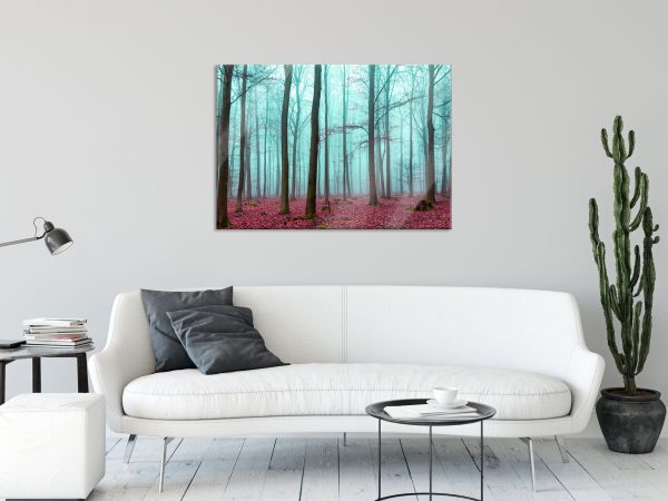 abstrakter Wald, Glasbild Rabatt – Bild 2