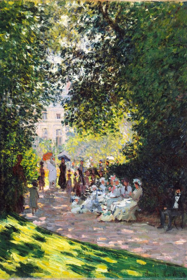 Claude Monet - Der Park Monceau, Glasbild Mode – Bild 5