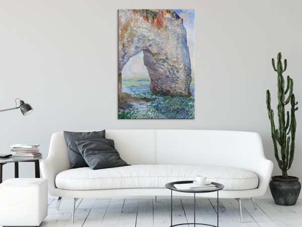 Claude Monet - Die Manneporte bei Étretat, Glasbild Zu verkaufen – Bild 2