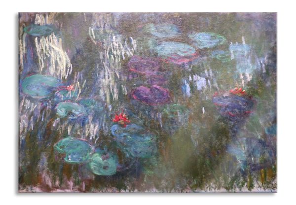 Claude Monet - Seerosen III, Glasbild Online-Schn?ppchen