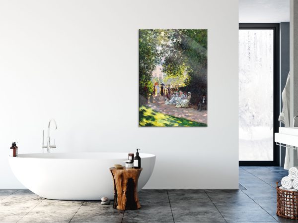 Claude Monet - Der Park Monceau, Glasbild Mode – Bild 4