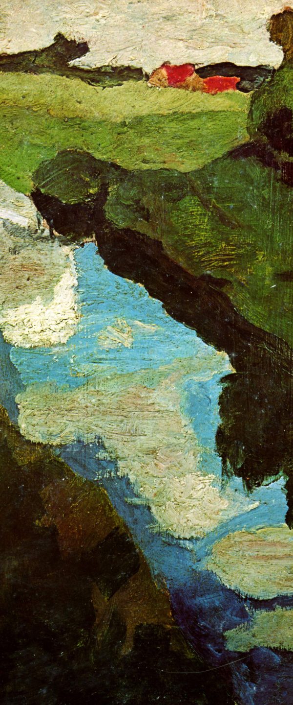 Paula Modersohn - Becker Moorgraben Moorkanal, Glasbild Panorama Jetzt online – Bild 5