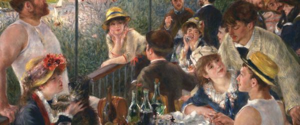 Pierre-Auguste Renoir - Die Mahlzeit der Ruderer, Glasbild Panorama Online-Schn?ppchen – Bild 5