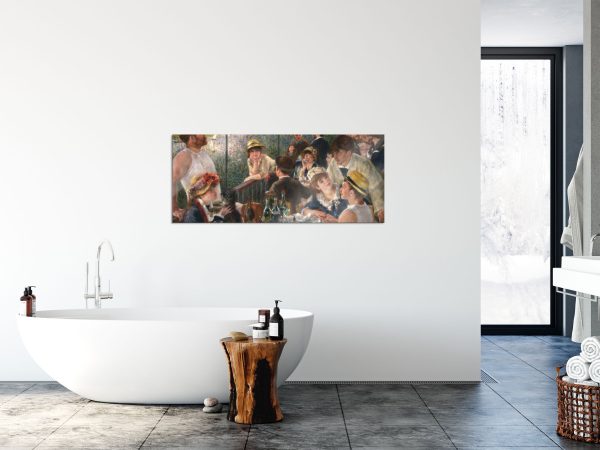 Pierre-Auguste Renoir - Die Mahlzeit der Ruderer, Glasbild Panorama Online-Schn?ppchen – Bild 4