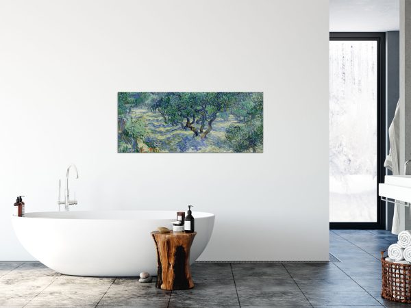 Vincent Van Gogh - Oliven-Feld , Glasbild Panorama Zu verkaufen – Bild 4