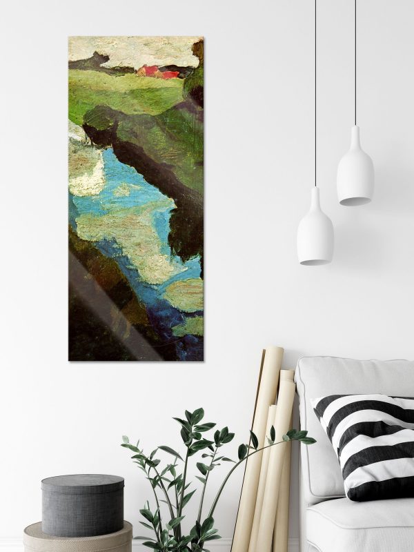 Paula Modersohn - Becker Moorgraben Moorkanal, Glasbild Panorama Jetzt online – Bild 3