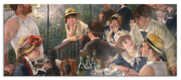 Pierre-Auguste Renoir - Die Mahlzeit der Ruderer, Glasbild Panorama Online-Schn?ppchen