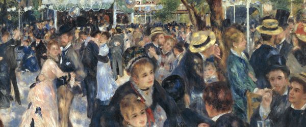 Pierre-Auguste Renoir - Bal du Moulin de la Galette, Glasbild Panorama Verkauf – Bild 5