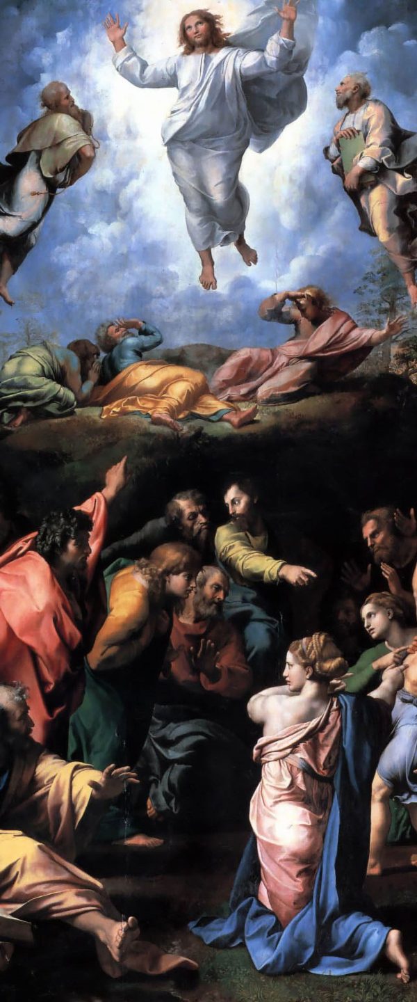 Raffael - Transfiguration , Glasbild Panorama Rabatt – Bild 5