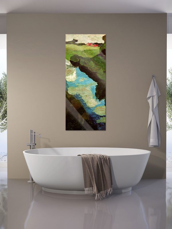 Paula Modersohn - Becker Moorgraben Moorkanal, Glasbild Panorama Jetzt online – Bild 4