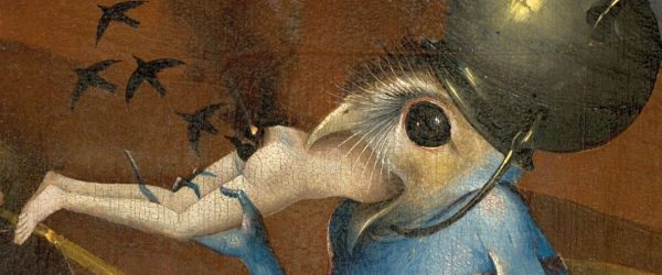 Hieronymus Bosch - Ausschnitt aus Garten der Lüste I, Glasbild Panorama Verkauf – Bild 5
