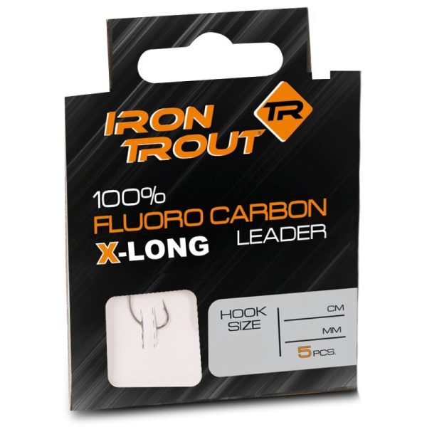 IRON TROUT X-long FC Leader 130T   Vorfachhaken Online-Verkauf – Bild 2