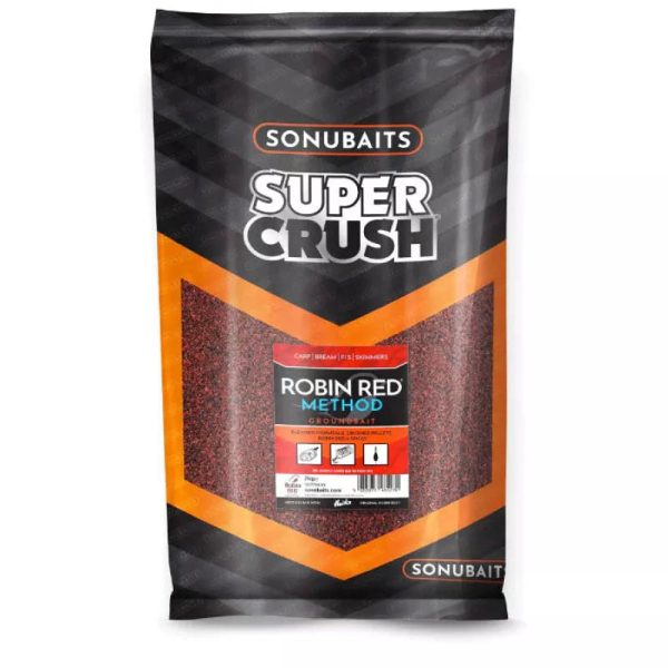 Sonubaits Supercrush Robin Red Method Mix 2kg | Grundfutter Mode