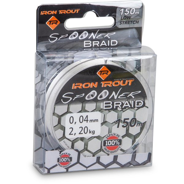 Iron Trout Spooner Braid 150m 0,05mm 2,7kg white   geflochtene Schnur Mode